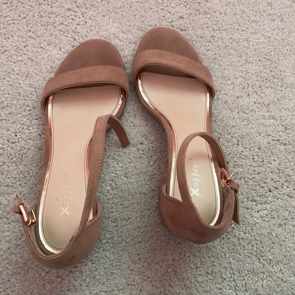 PINK/NUDE 2 INCH HEELS